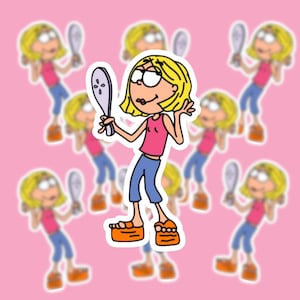 Lizzie Looking in Mirror Sticker Waterproof |  Lizzie McGuire