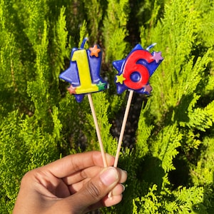 16 Birthday Candles Duo | 1 & 6 Candles