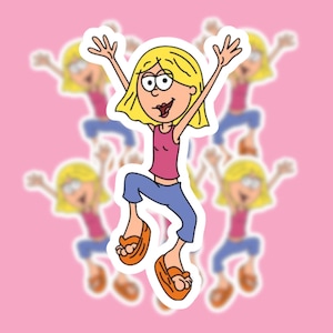 Lizzie Jumping Sticker Waterproof |  Lizzie McGuire