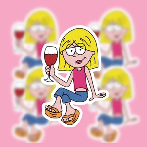 Lizzie Wine Sticker Waterproof |  Lizzie McGuire