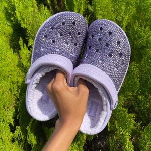 Custom Colored Rhinestone Crocs