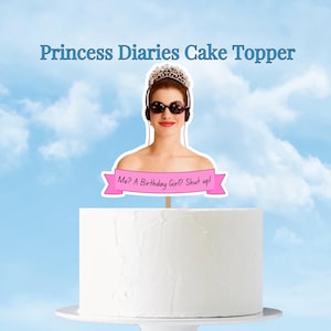 Cake Topper Prinzessin Diaries | Digitale Datei