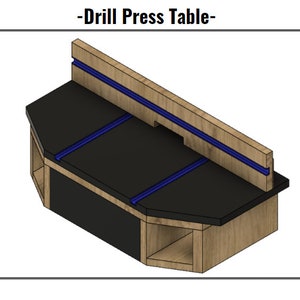 Drill Press Table - Digital Plans image 2