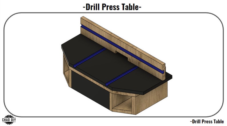 Drill Press Table - Digital Plans image 2