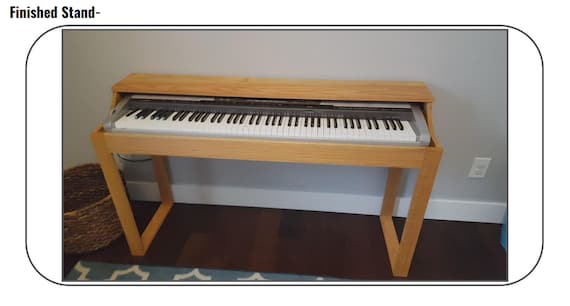 Piano Keyboard Stand Digital Build Plans Etsy