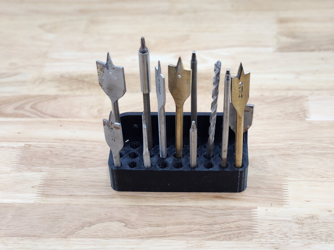 Wall Mount Drill Bit Holder Etsy
