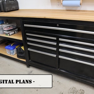 Built-In Tool Chest Workbench Plans