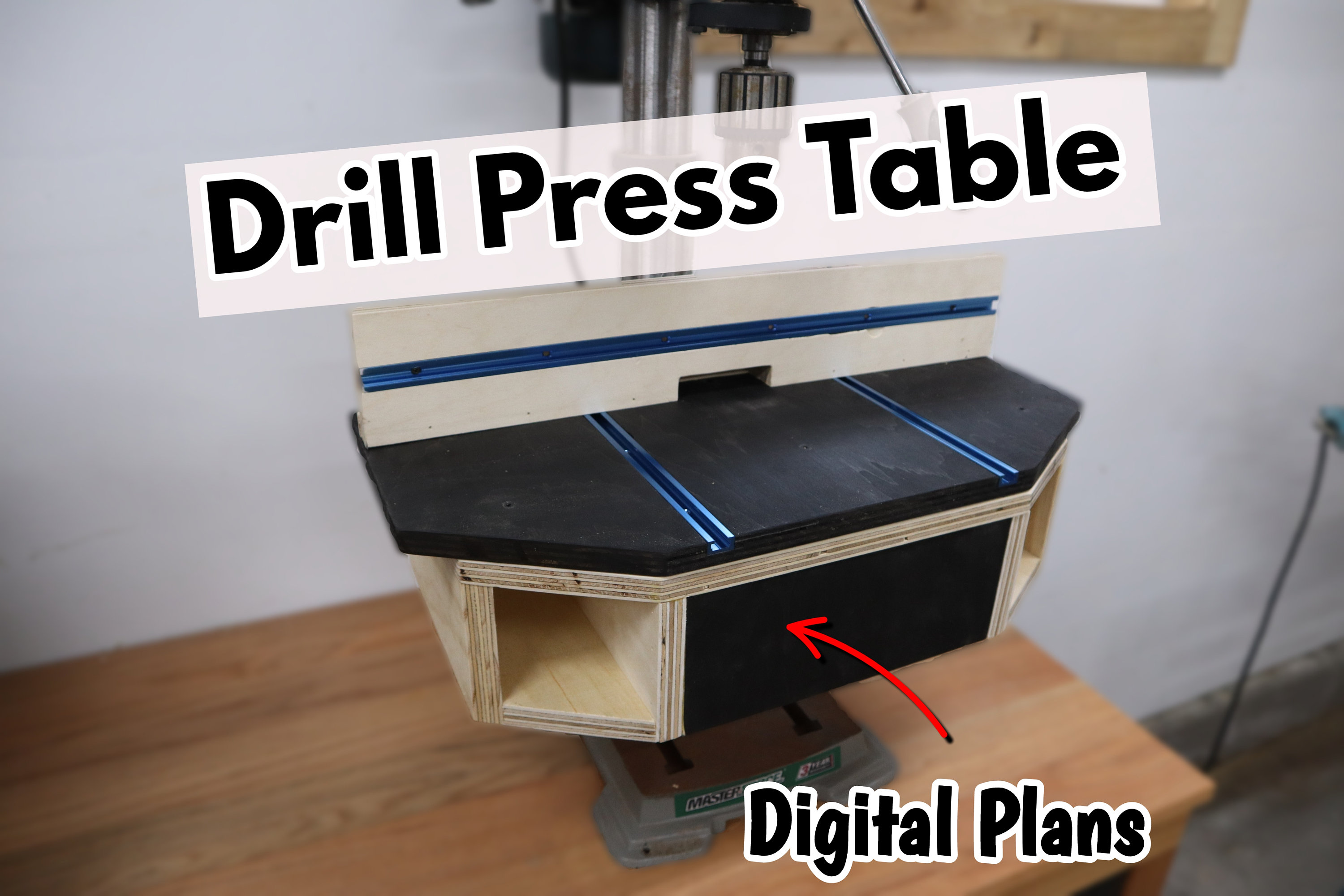 Drill Press Table Digital Plans Etsy
