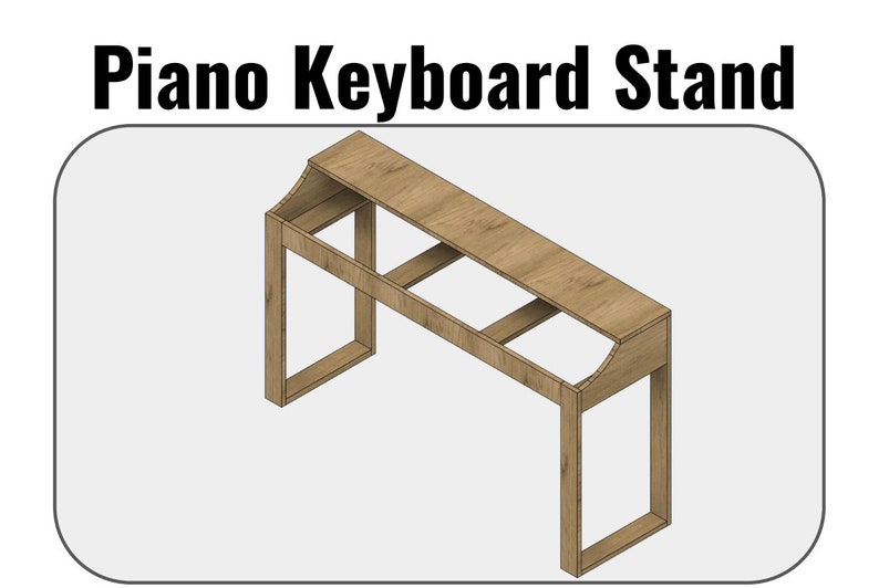 Piano Keyboard Stand Digital Build Plans Etsy