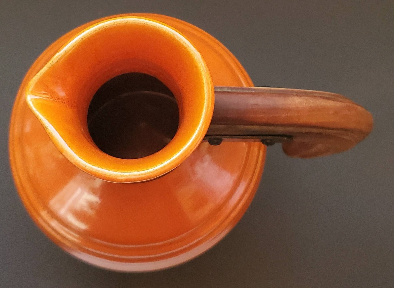 Pacific Pottery Carafe Jug 438 Rust Orange 8 1/2 Made in Etsy