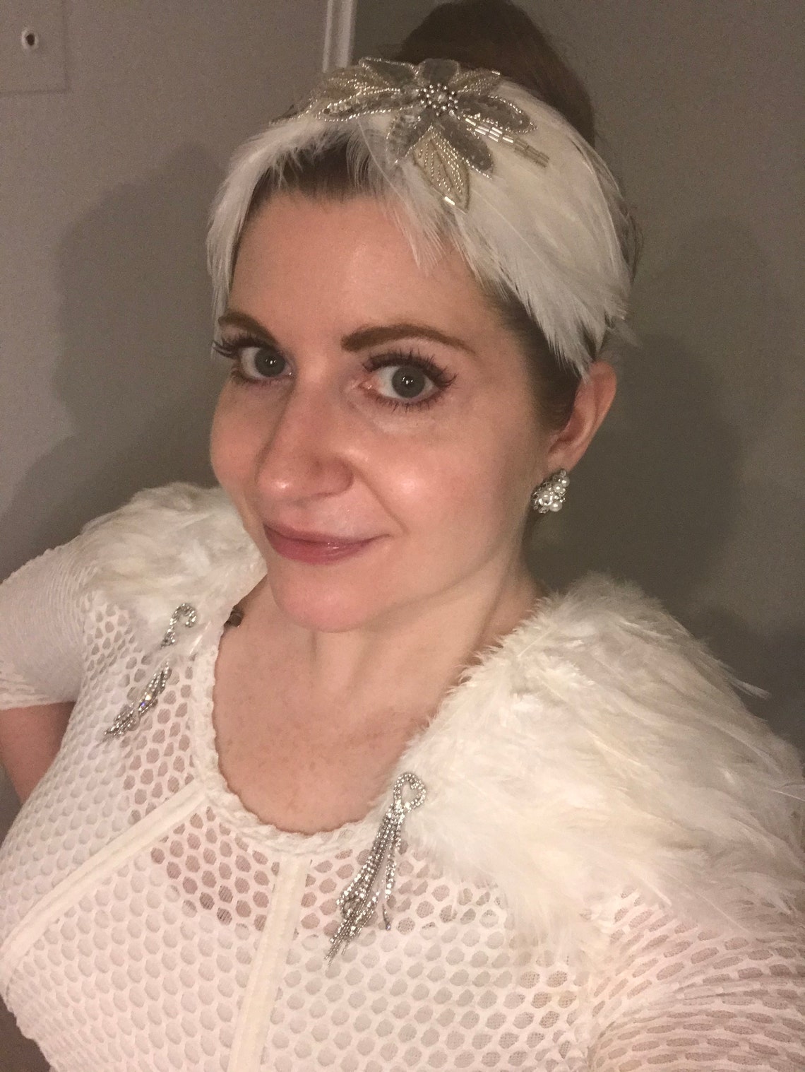 Black Swan Lake Headband White Swan Odette Fascinator Etsy