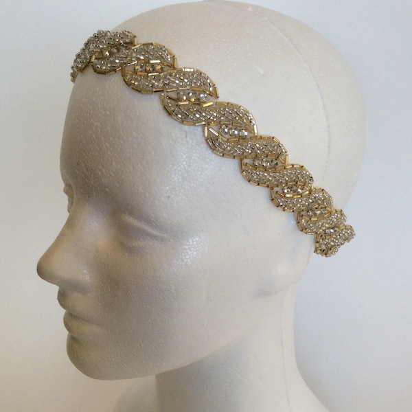 rhinestone gatsby headpiece