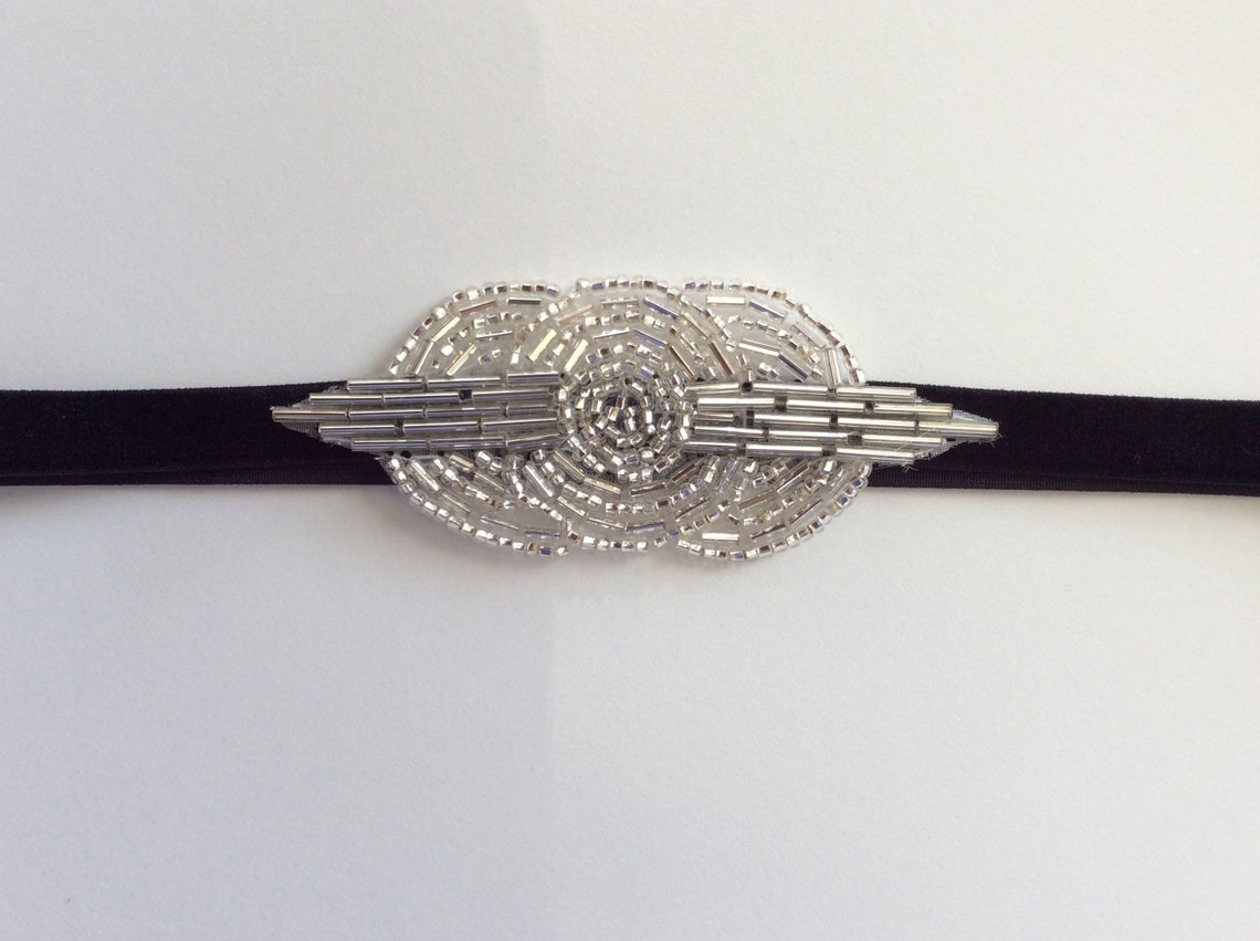 great gatsby gold headpiece
