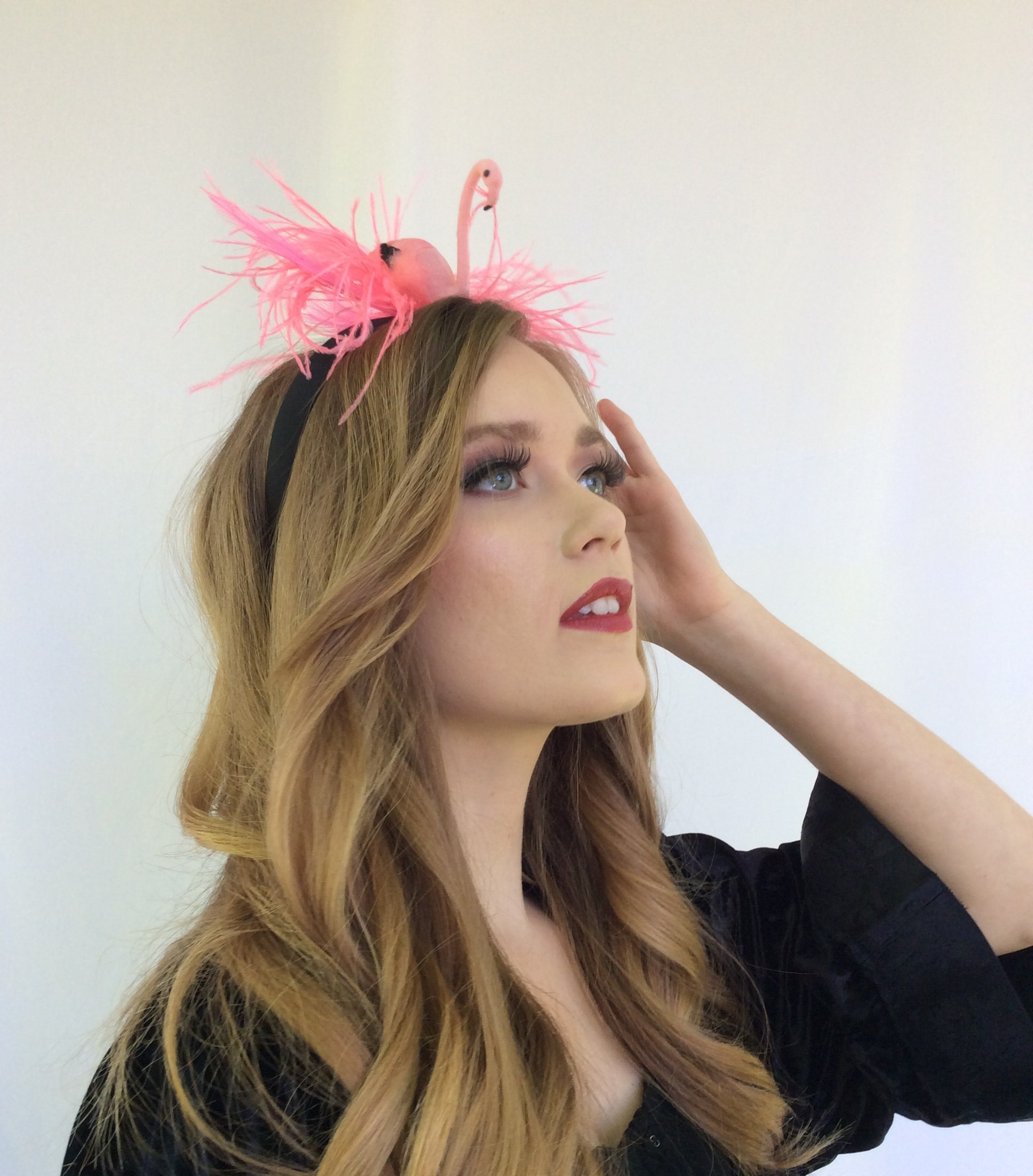 Flamingo Fascinator Pink Bird Flamingo 