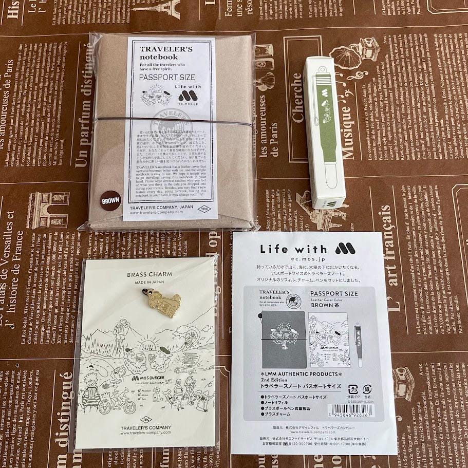 TRAVELER’S notebook set 2nd Edition Traveler's Notebook Set / LWM AUTHENTIC PRODUCTS / 2nd