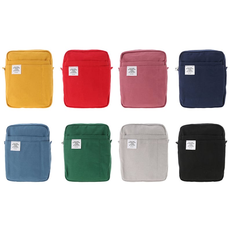 8 colors Bag in Bag from Japan DELFONICS Inner Carrying Cotton Pouch Medium size Vertical
