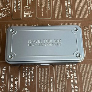 Toyo Steel  x Traveler's Company  Trunk Type Toolbox T-190 Solid Steel  / Travel Tool Box / TRAVELER'S Factory