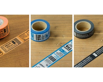 Traveler's Factory Masking Tapes  TFA ,Air , Train ticket pattern  Set Made in Japan / Washi Tape