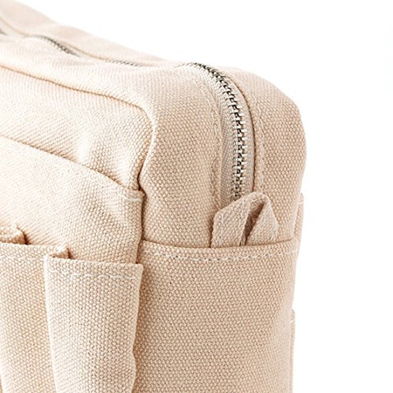 DELFONICS Inner Carrying Cotton Pouch Medium size Olive Bag in Bag from Japan