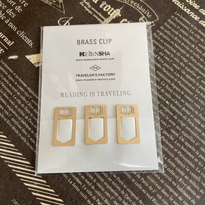 Traveler's Factory ×KEIBUNSHA Limited Brass Clips Book Designphil Traveler's Company from Japan