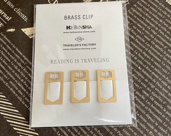 Traveler's Factory ×KEIBUNSHA Limited Brass Clips Book Designphil Traveler's Company from Japan