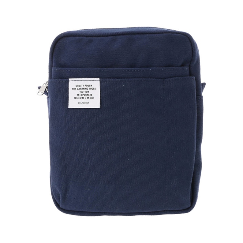 8 colors Bag in Bag from Japan DELFONICS Inner Carrying Cotton Pouch Medium size Vertical