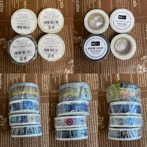 Traveler's Factory Tokyo Metro Ginza Line 1000 series ,metro trip ,Train ,Hokutosei Masking Tapes Set / Made in Japan  Limited / Washi Tape
