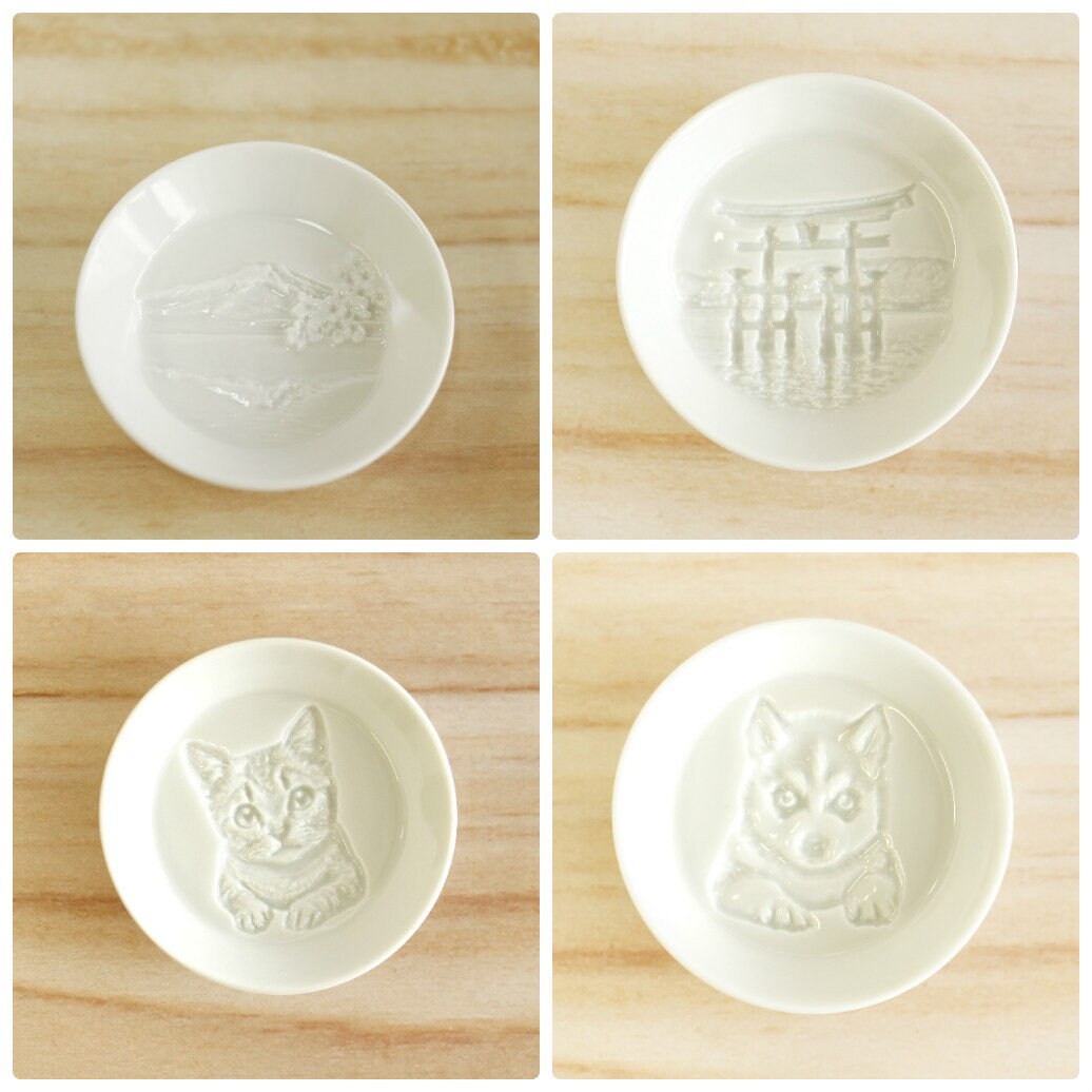 Photo Real Soy sauce dish original white porcelain / Mt Etsy