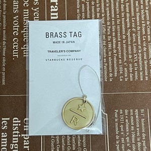 SRR Tokyo x Traveler&#39;s Company /TRAVELER&#39;S notebook Limited edition Brass Tag