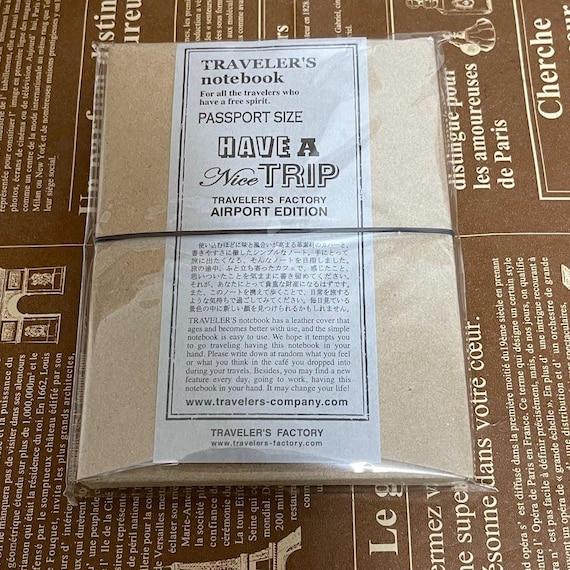 TRAVELER'S notebook AIRPORT EDITION ブラウン Traveler's Factory Notebook Narita Airport Edition Brown