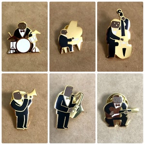 Pins Pin Badge Jazz Serie / Designed für Traveler's Notebook / aus Japan