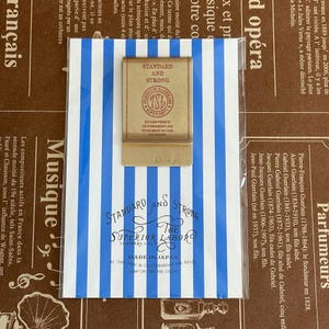 The Superior Labor Brass Clip / paper clip  (Customize for Traveler&#39;s Notebook ) / new version