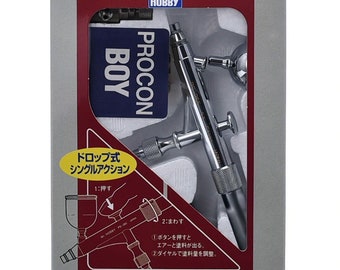 GSI Creos Airbrush PS265 Procon BOY SAe 0.3mm nozzle Single Action with 7cc Cup Mr.Hobby from Japan Free Shipping