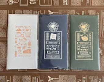 Traveler's Notebook Refill KYOTO EDITION icon,Hosho Style,Washi Green tea leaf  3set / Limited / Regular size / 2020 New Traveler's  Factory