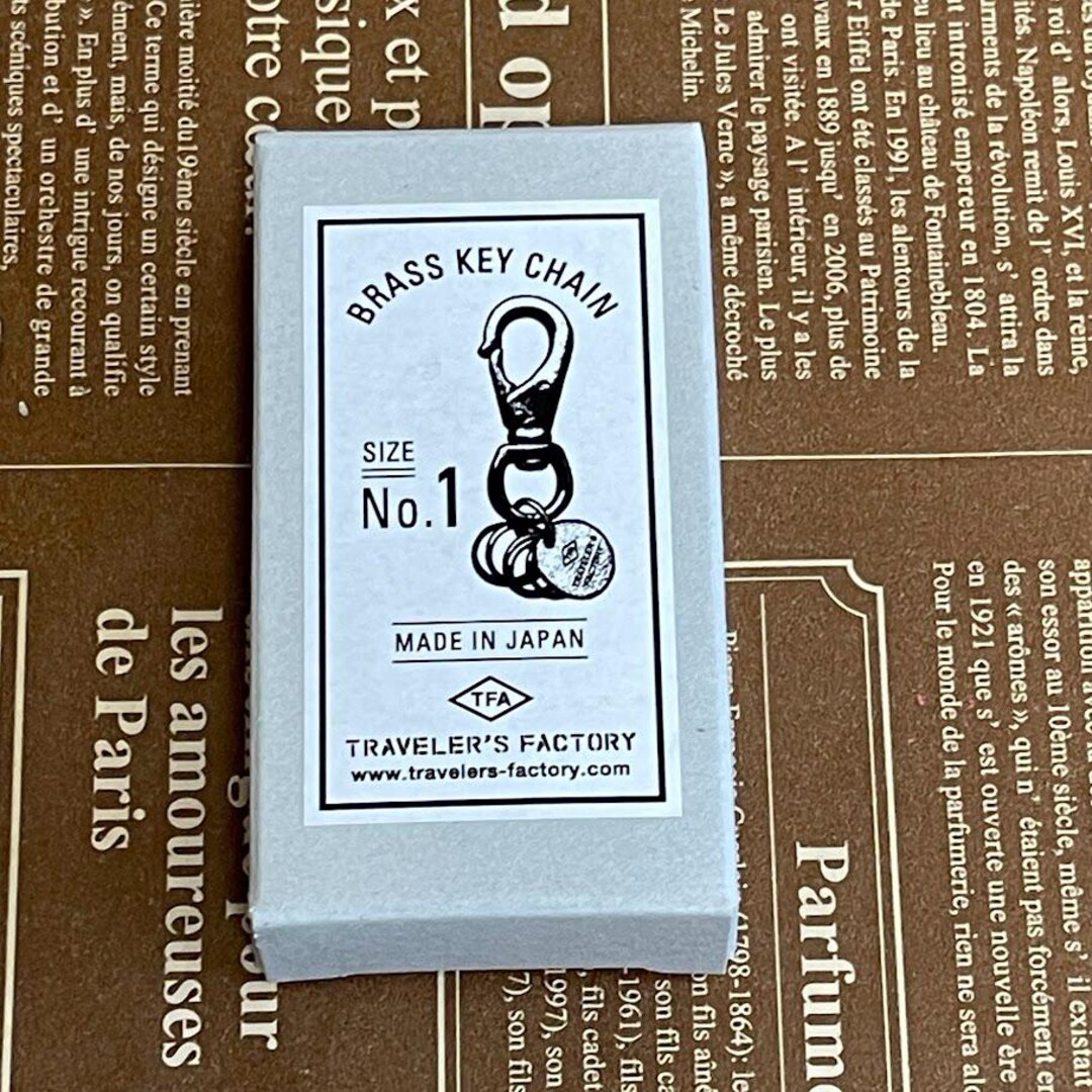 トラベラーズノート　キーホルダー トラベラーズファクトリー TF 真鍮キーホルダー No.1 /トラベラーズ