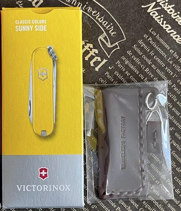 Victorinox X Traveler's Factory Collaboration Classic SD Yellow