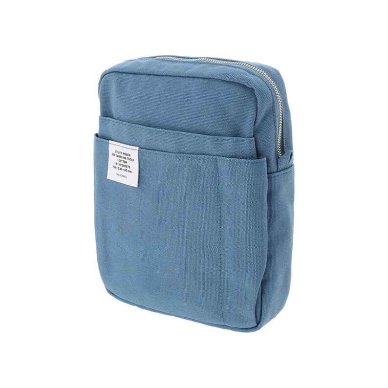 8 colors Bag in Bag from Japan DELFONICS Inner Carrying Cotton Pouch Medium size Vertical
