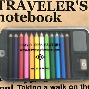 Traveler's Factory TF Mini Color Pencil 07100467 made in Japan Traveler's Notebook Designphil