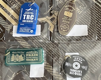Traveler's Factory TF Acrlic Key Chain / 4 types / Traveler's Notebook / Designphil  / from Japan