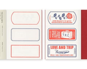 トラベラーズノート LOVE AND TRIP / レザーカバー パスポートサイズ