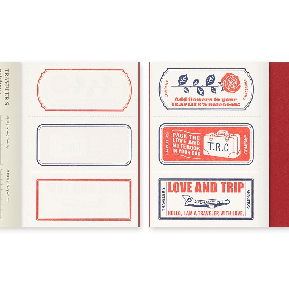 トラベラーズノート LOVE AND TRIP / レザーカバー パスポートサイズ