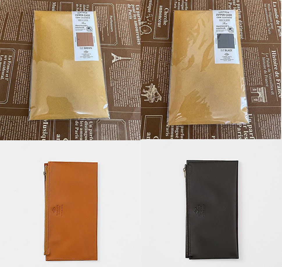 Traveler's Notebook Leather Zipper Case Regular Size / TRAVELER'S