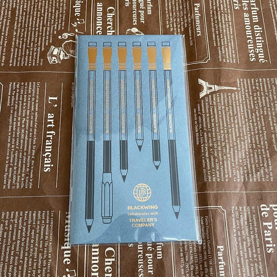 トラベラーズファクトリー BLACKWING トラベラーズノート 全5点セット