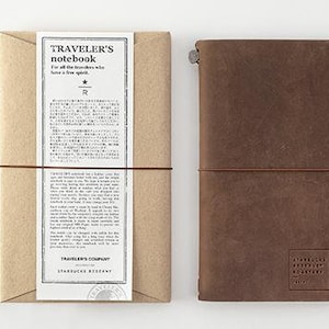 Starbucks Reserve Roastery Tokyo x Traveler's Notebook Brown Limited Leather Cover Regular size from Japan Traveler's Company