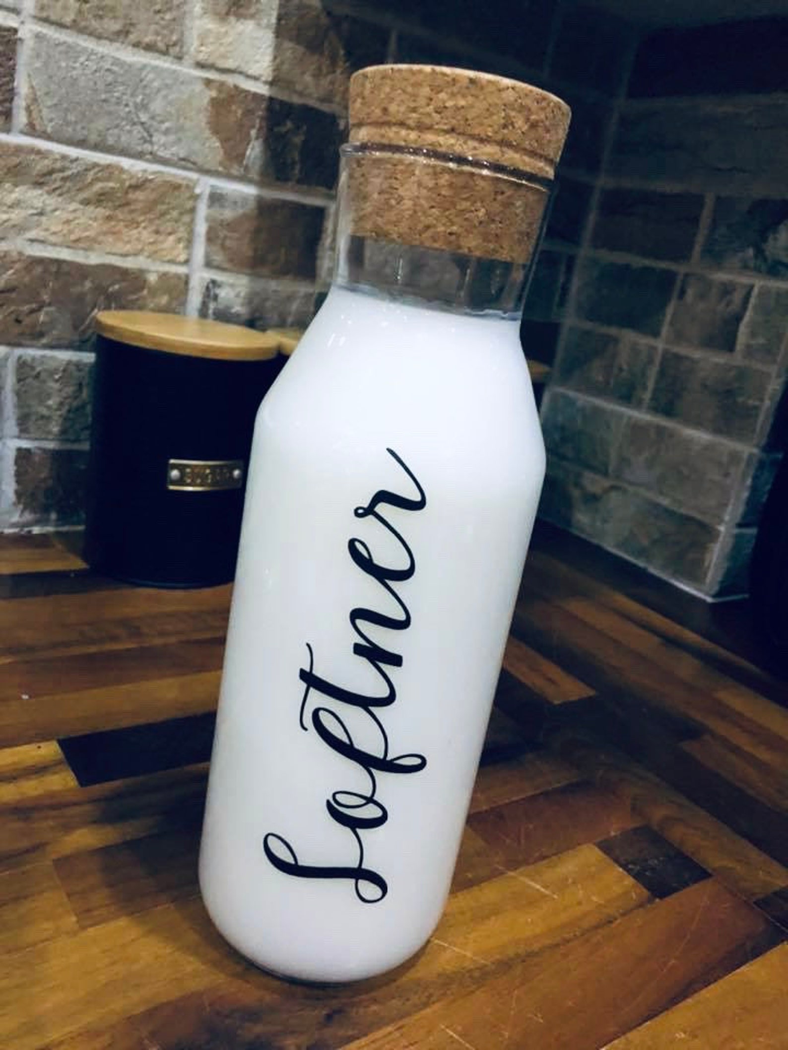 Glass Cork Bottles 1L or 500ml available Fully Etsy