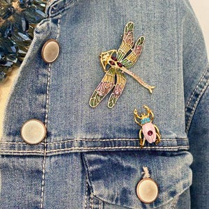 Libellule/ Dragon fly/ broche/  brooch/