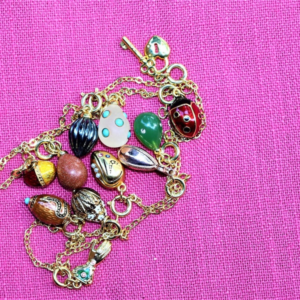 Collier Joan Rivers /Œufs Fabergé