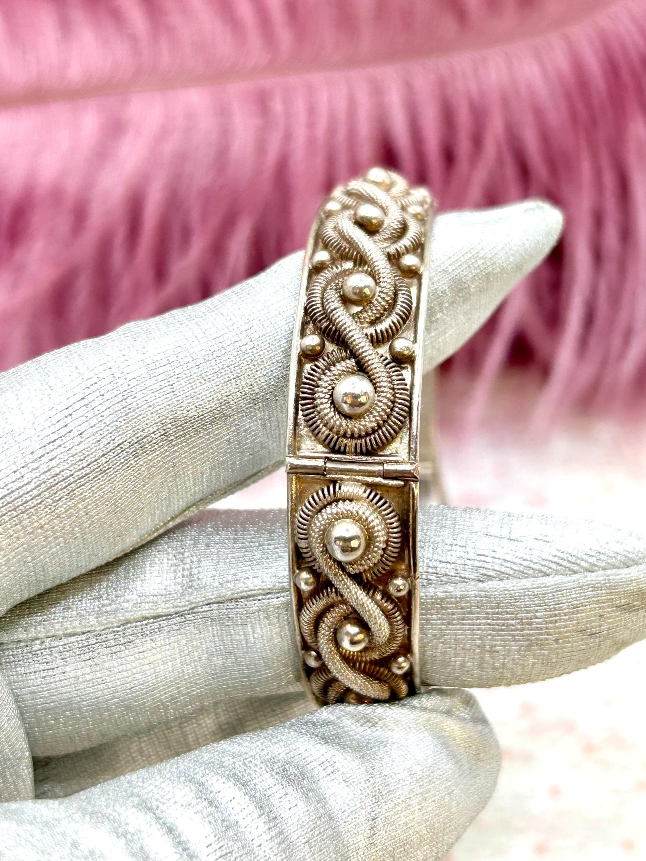 Bracciale Settimanale JONCS In Argento 925 Massiccio Rodiato - Gioiello Uomo E Donna 6,5 Mm - Catena Intrecciata Con Certificato