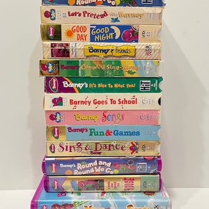 Just stocked - Vintage 1990s Barney Tapes- choose one