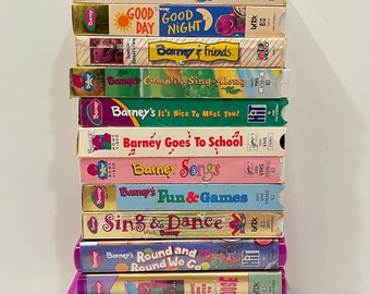 Just stocked - Vintage 1990s Barney Tapes- choose one